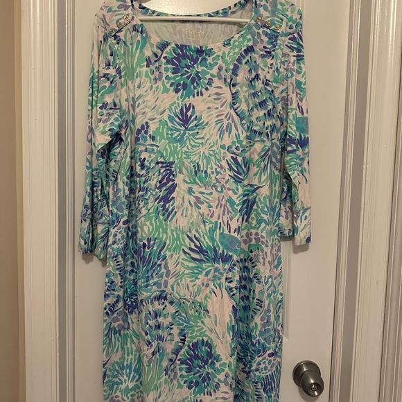 Lilly Pulitzer Dresses & Skirts - Lilly Pulitzer Tropical Print Dress